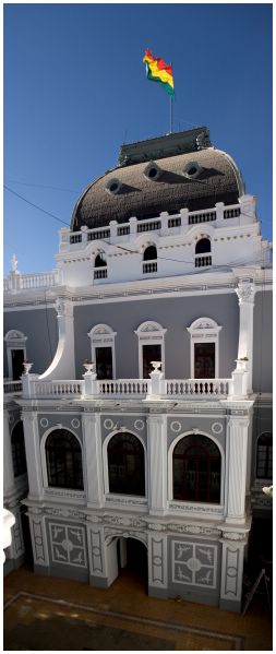 Inside the government building